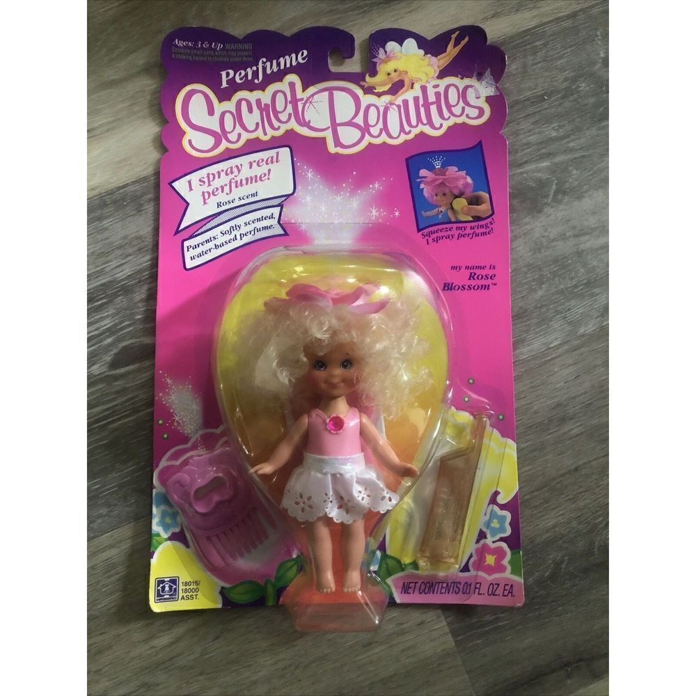 Doll - Perfume Secret Beauties Rose Blossom HASBRO 1992. Vintage/ Rare